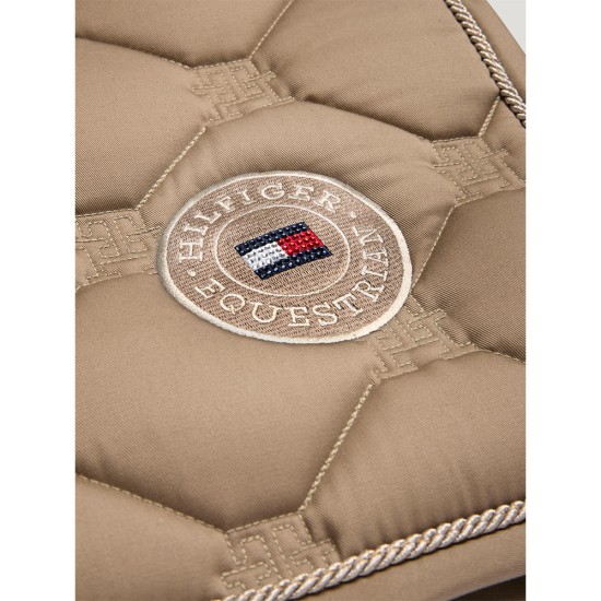 Showing image for Tommy Hilfiger Liberty Dressage Saddlepad Taupe Tommy Hilfiger Liberty Dressage Saddlepad Taupe image