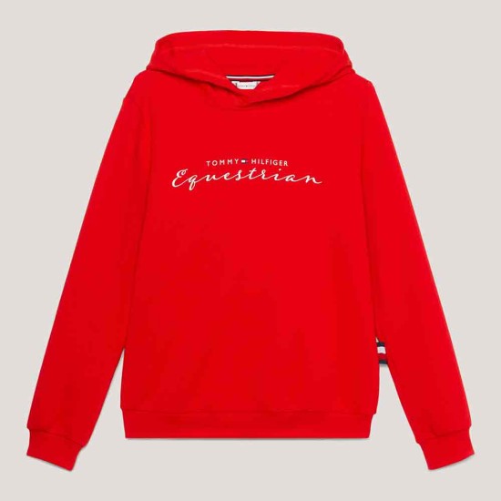 Tommy Hilfiger Greenwich Graphic Hoodie Fierce Red image