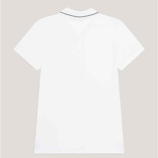 Tommy Hilfiger Harlem Logo Polo Shirt - Optic White image