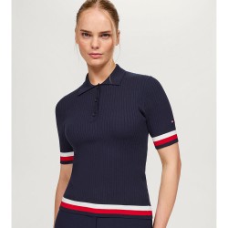 Tommy Hilfiger Lenox Sweater Polo - Desert Sky