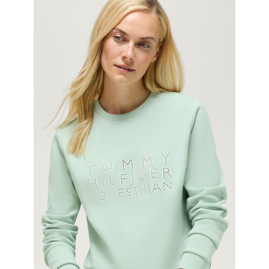 Tommy Hilfiger Belair Rhinestone Sweatshirt - Belair Mint image