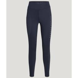 Tommy Hilfiger Elmira Rhinestone Full Grip Leggings - Desert Sky