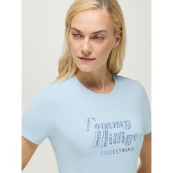 Tommy Hilfiger Malibu Rhinestone T-Shirt - Sweet Blue