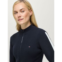 Tommy Hilfiger Mirada Knit Zipup Jumper - Desert Sky