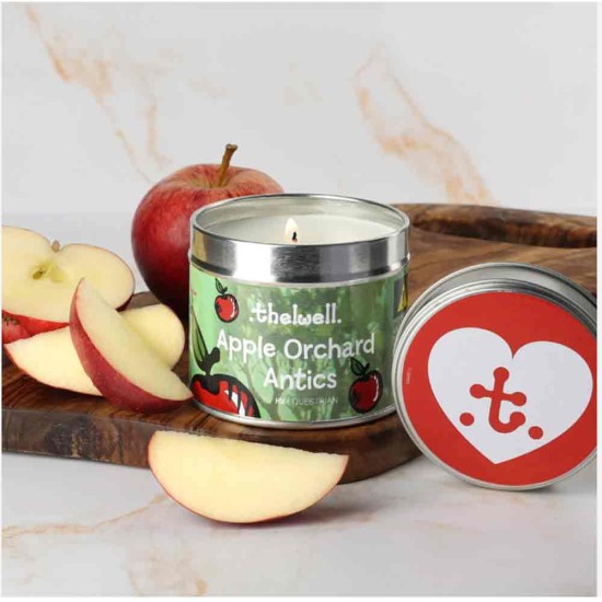 Hy Equestrian Thelwell Collection Candle - Apple Orchard Antics image