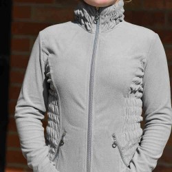 Montar Carla Grey Full zip fleece ladies jacket.