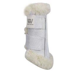 Woof Wear Vision Elegance Sheepskin Brushing Boots - White