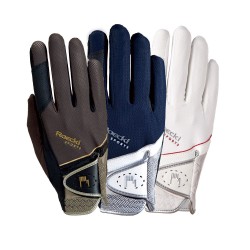 Roeckl Black / Gold Madrid Gloves