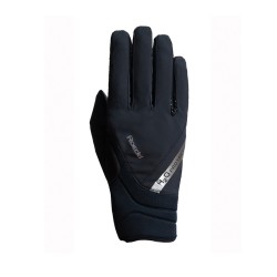Roeckl Ladies Waregem winter waterproof gloves - Black/silver