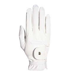 Roeckl Grip White Unisex Riding Gloves