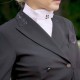 Pikeur ladies ready tied 3 in 1 white show stock - silver image