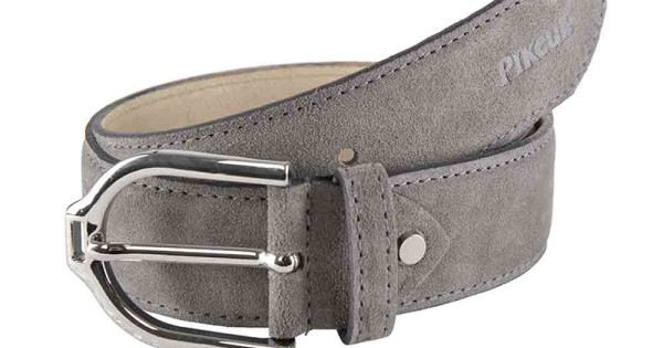 Grey suede 2025 belt womens