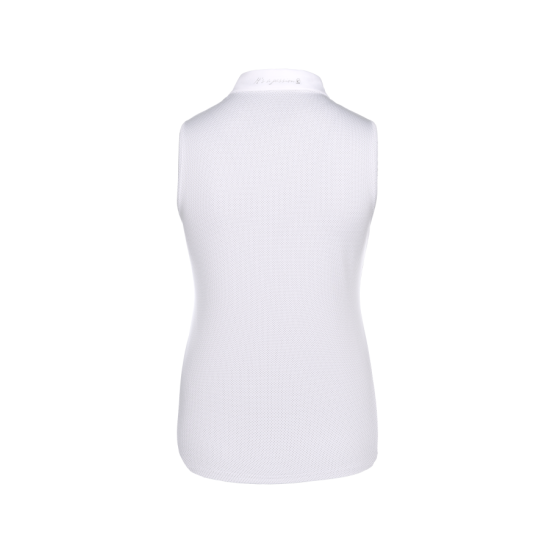 Cavallo Women's Salsa sleeveless Function competition shirt - White image