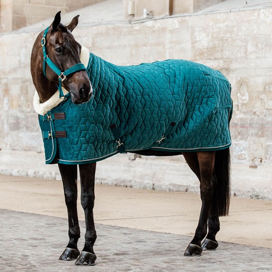 Kentucky Horsewear Emerald Velvet Show Rug Horse Rugs image