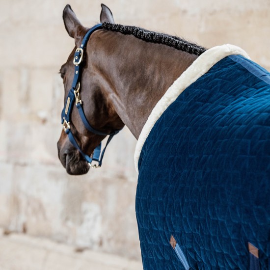 Kentucky Horsewear Navy Velvet Show Rug Horse Rugs image