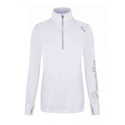 Cavallo Ladies Orfea long sleeved white function training top