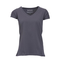 Montar Alexa Grey T-shirt with silver sequin star on the arm