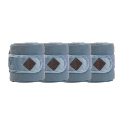 Kentucky horsewear Light Blue Velvet Fleece bandages