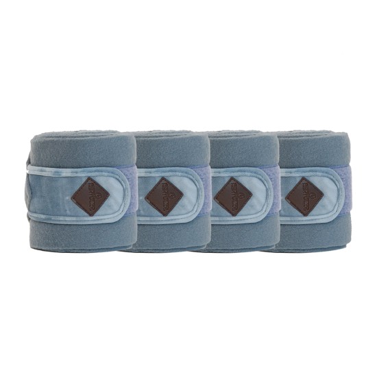 Kentucky horsewear Light Blue Velvet Fleece bandages image