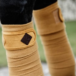 Kentucky horsewear mustard Velvet Fleece bandages