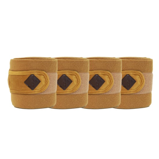 Kentucky horsewear mustard Velvet Fleece bandages Polo Bandages image