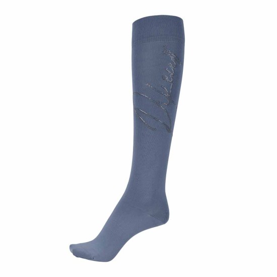 Pikeur Knee High Horse Riding Socks - Dove Blue Riding Socks, Latest products image