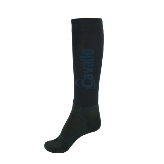 Cavallo Simo Knee high Riding socks - dark blue/Ocean Riding Socks image