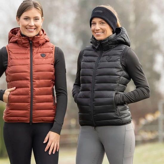 Covalliero Quilted Waistcoat - Black image