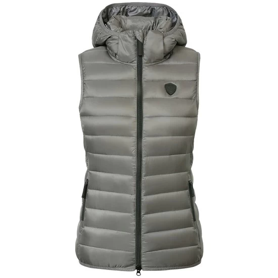 Covalliero Quilted Waistcoat - Steel Grey image