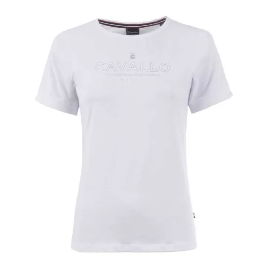 Cavallo Cotton R-Neck Shirt - White image