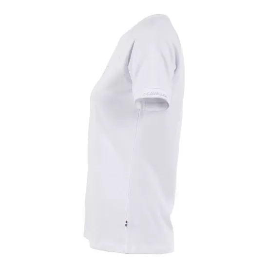 Cavallo Cotton R-Neck Shirt - White image