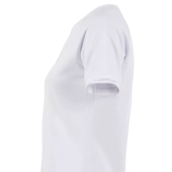 Cavallo Cotton R-Neck Shirt - White image