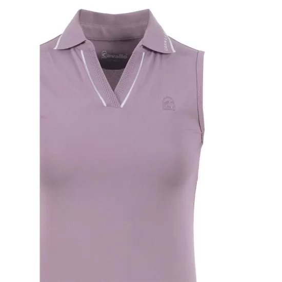 Cavallo Sleeveless Polo - Dusty Rose image