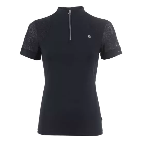 Cavallo Lace Halfzip Shirt - Dark Blue image