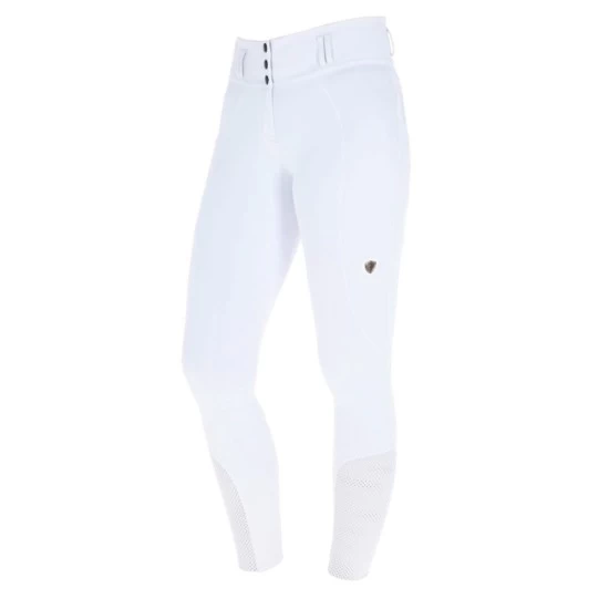 Covalliero High Waist Breeches - White image