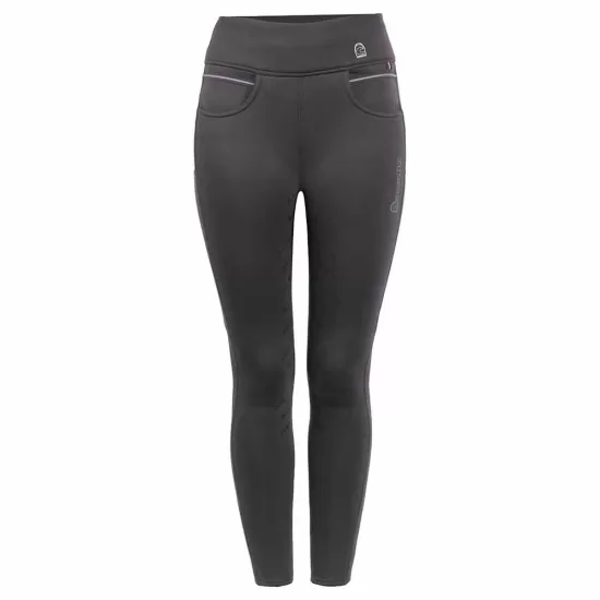Cavallo Ladies Riding Leggings Cavalliz Grip RL - Fog Grey image