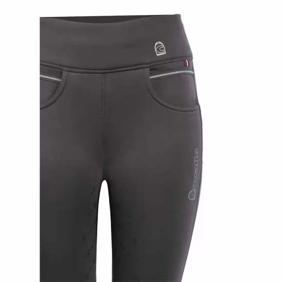 Cavallo Ladies Riding Leggings Cavalliz Grip RL - Fog Grey image