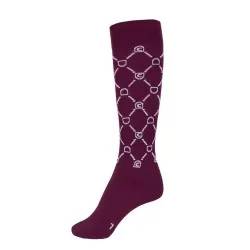 Cavallo Safira Lux horse riding socks - Rubin