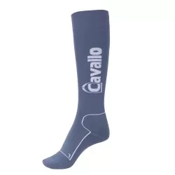 Cavallo Simo Knee high Riding socks - Stormblue