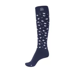 Cavallo Success dog horse riding socks - navy