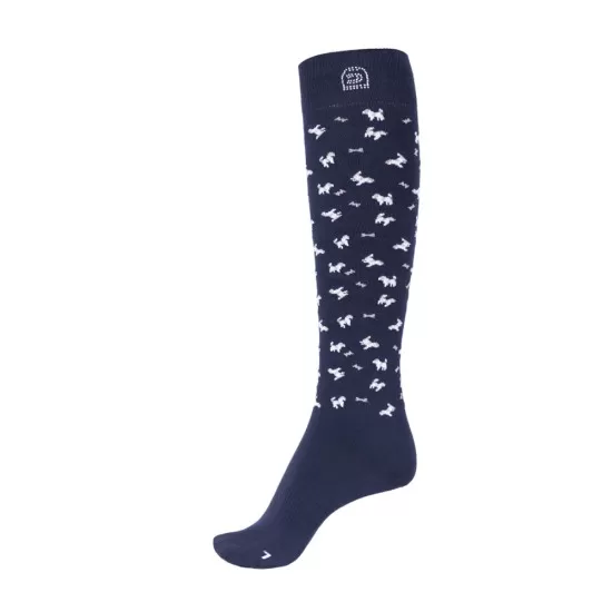 Cavallo Success dog horse riding socks - navy image