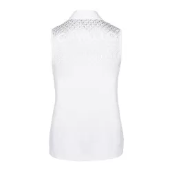 Cavallo Women's white sleeveless Sava competition shirt