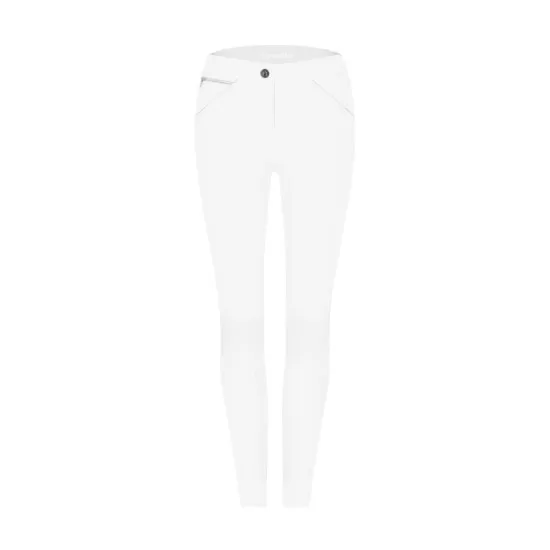 Cavallo Youths Calima Grip Riding breeches - White Young Rider image