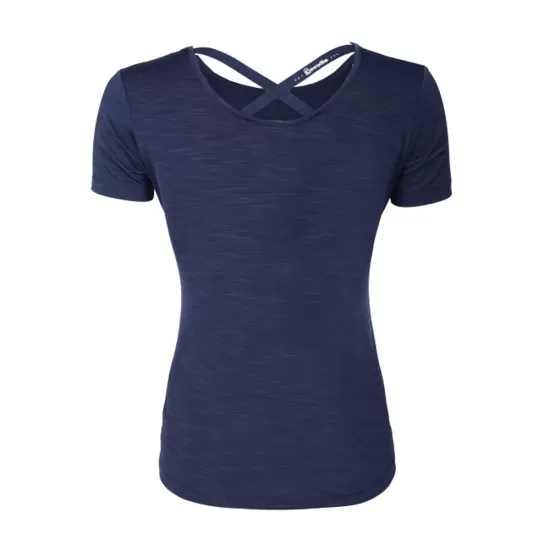 Cavallo Dulce lightweight T-shirt- Dark blue Ladies Shirts and Tops image