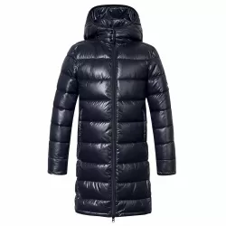 Covalliero Quilted Coat - Dark Navy
