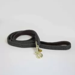 Kentucky dogwear plaited dog lead- Grey