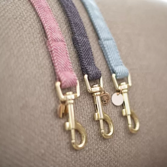 Kentucky dogwear wool collection dog lead - Light Pink image
