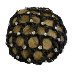 Equetech Crystal Bun Net - Black
