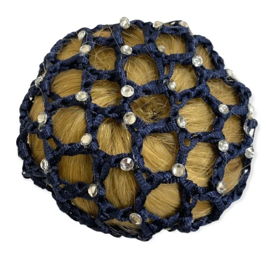 Equetech Crystal Bun Net - Navy image