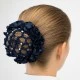 Equetech Crystal Bun Net - Navy image
